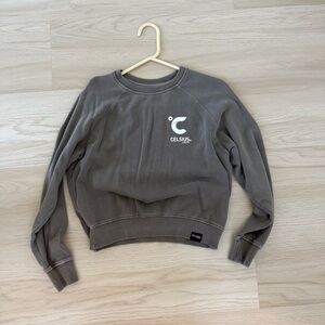 CELSIUS Gray Crew Neck